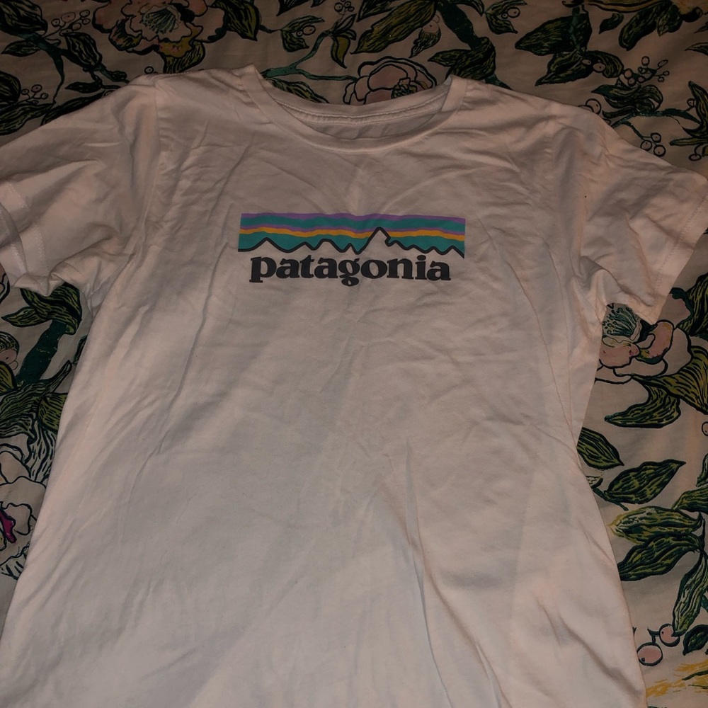 Patagonia logo tee